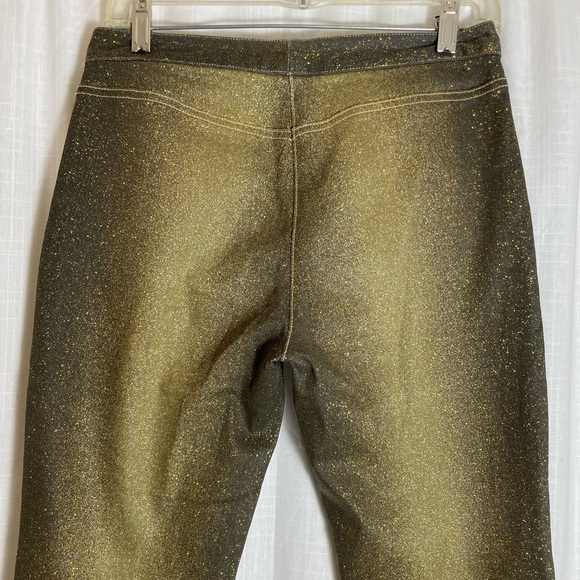 Y2K Express GOLD Sparkle Jeans Size 4. - Picture 7 of 7